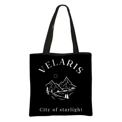 Acotar Velaris Shopper Bags Night Court Ženske torbe SJM City of Starlight Ručna torba Eko torbe za rame Ženska višekratna torba za kupnju
