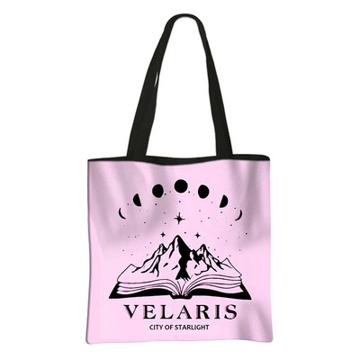 Acotar Velaris Shopper Bags Night Court Ženske torbe SJM City of Starlight Ručna torba Eko torbe za rame Ženska višekratna torba za kupnju