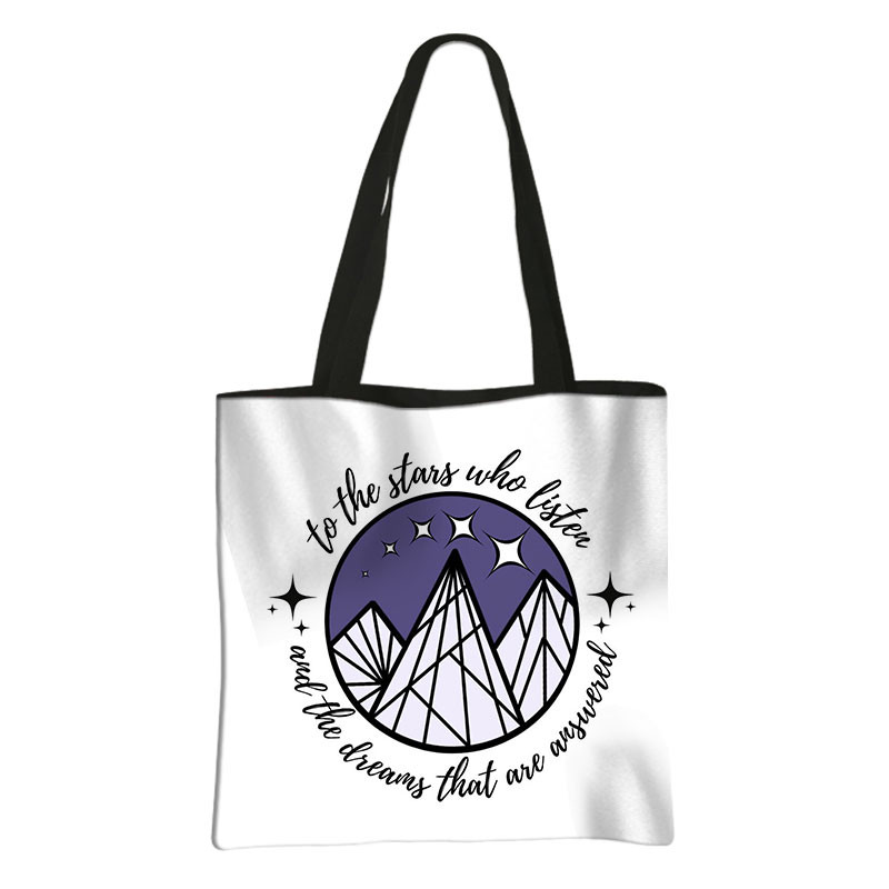 Acotar Velaris Shopper Bags Night Court Ženske torbe SJM City of Starlight Ručna torba Eko torbe za rame Ženska višekratna torba za kupnju