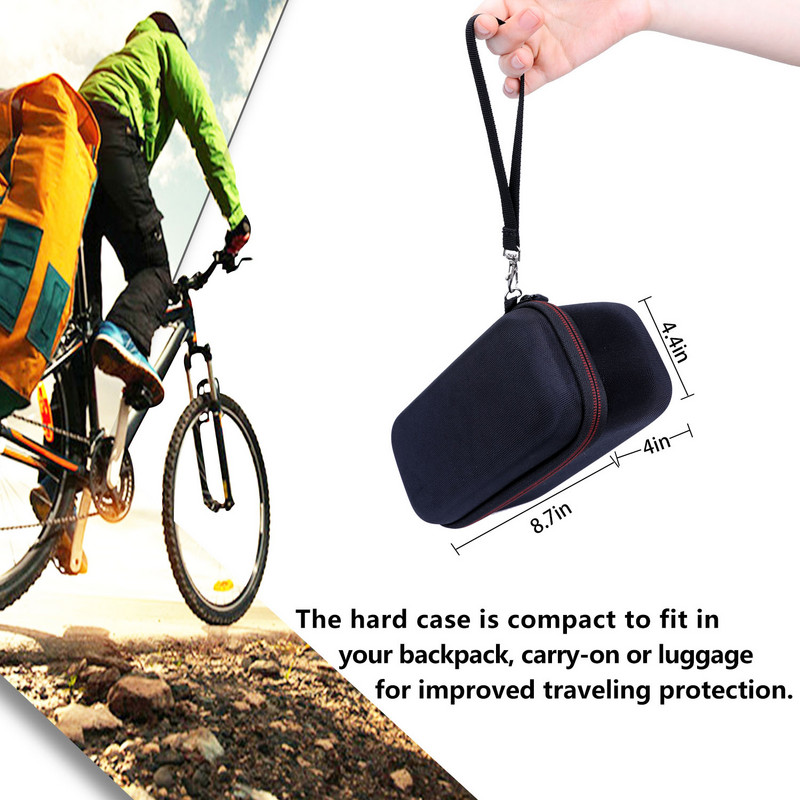 LTGEM EVA kietas dėklas, skirtas DOSS SoundBox Plus nešiojamam belaidžiam Bluetooth garsiakalbiui Belaidis garsiakalbis telefonui, planšetiniam kompiuteriui, televizoriui ir kt.