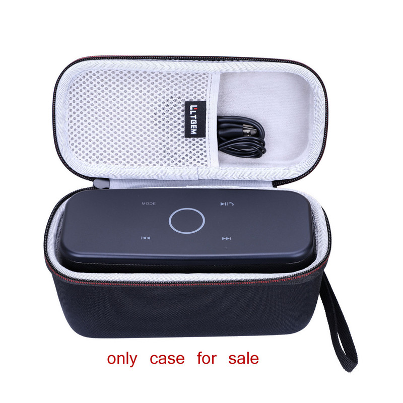 LTGEM EVA kietas dėklas, skirtas DOSS SoundBox Plus nešiojamam belaidžiam Bluetooth garsiakalbiui Belaidis garsiakalbis telefonui, planšetiniam kompiuteriui, televizoriui ir kt.