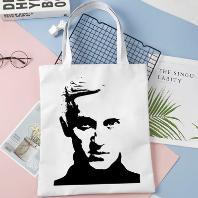 Drako Malfoja iepirkumu soma rokassomiņa atkārtoti lietojama pircēja eko tote džutas soma soma bolsa compra audums pēc pasūtījuma