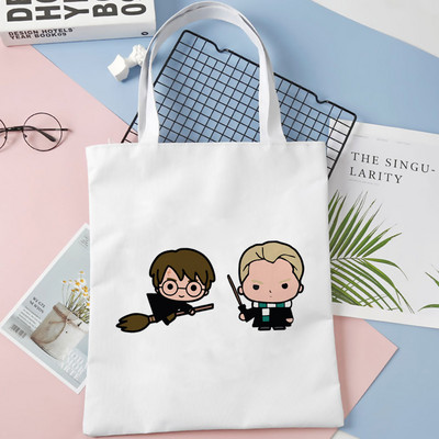 Drako Malfoja iepirkumu soma rokassomiņa atkārtoti lietojama pircēja eko tote džutas soma soma bolsa compra audums pēc pasūtījuma