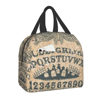 Ouija Board Witch izolirane torbe za ručak za žene Maine Coon prijenosni toplinski hladnjak Bento Box Posao Škola Putovanja