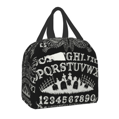 Ouija Board Witch izolirane torbe za ručak za žene Maine Coon prijenosni toplinski hladnjak Bento Box Posao Škola Putovanja