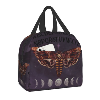 Ouija Board Witch izolirane torbe za ručak za žene Maine Coon prijenosni toplinski hladnjak Bento Box Posao Škola Putovanja