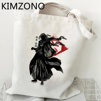 Zaraki Kenpachi Bleach Ichigo τσάντα για ψώνια οικολογική τσάντα shopper τσάντα από γιούτα βαμβακερή τσάντα boodschappentas bolsa compra reciclaje custom