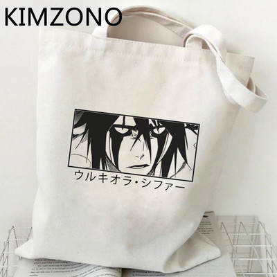 Zaraki Kenpachi Bleach Ichigo pirkinių krepšys eco shopper rankinė džiuto krepšys medvilninis maišelis boodschappentas bolsa compra reciclaje custom