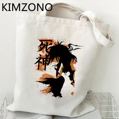 Zaraki Kenpachi Bleach Ichigo pirkinių krepšys eco shopper rankinė džiuto krepšys medvilninis maišelis boodschappentas bolsa compra reciclaje custom
