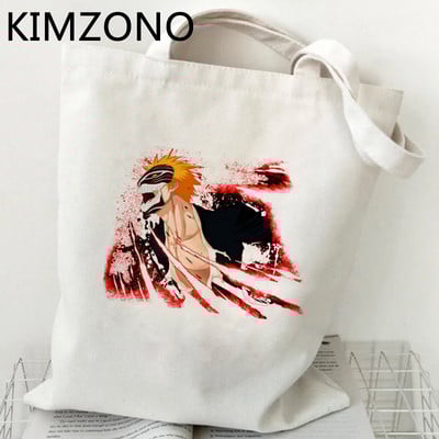 Zaraki Kenpachi Bleach Ichigo pirkinių krepšys eco shopper rankinė džiuto krepšys medvilninis maišelis boodschappentas bolsa compra reciclaje custom