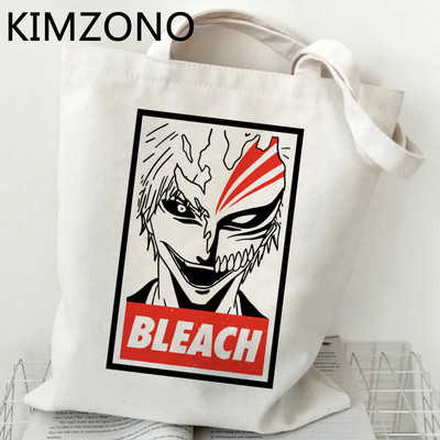 Zaraki Kenpachi Bleach Ichigo pirkinių krepšys eco shopper rankinė džiuto krepšys medvilninis maišelis boodschappentas bolsa compra reciclaje custom