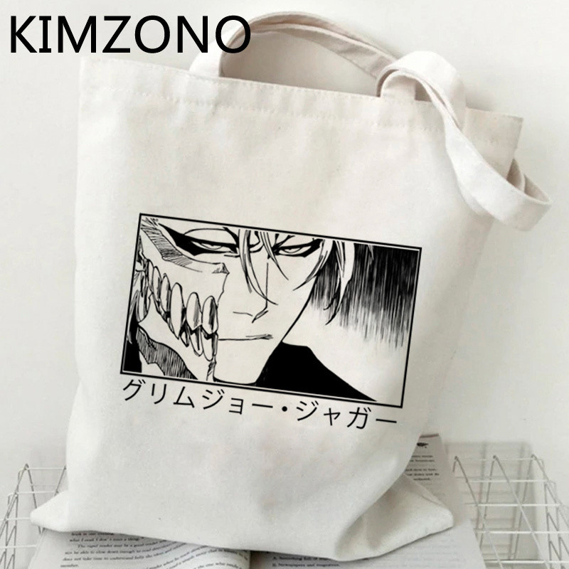 Zaraki Kenpachi Bleach Ichigo pirkinių krepšys eco shopper rankinė džiuto krepšys medvilninis maišelis boodschappentas bolsa compra reciclaje custom