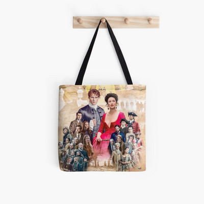 Dámska nákupná taška Lallybroch Outlander Kawaii Bag Harajuku Nákupná plátená taška Shopper Taška pre dievčatá Kabelka cez rameno