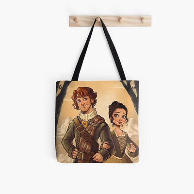Dámska nákupná taška Lallybroch Outlander Kawaii Bag Harajuku Nákupná plátená taška Shopper Taška pre dievčatá Kabelka cez rameno