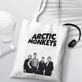 Τσάντα για ψώνια Arctic Monkeys τσάντα από γιούτα παντοπωλείο bolsas de tela tote τσάντα τσάντα τσάντα cabas bolsas επαναχρησιμοποιήσιμα reciclaje custom