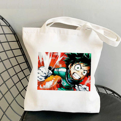 My Hero Academia Todoroki Dabi Bakugou Mha iepirkumu soma rokassoma pircējs otrreizējās pārstrādes soma soma sacola boodschappentas sac tissu