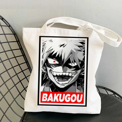 My Hero Academia Todoroki Dabi Bakugou Mha iepirkumu soma rokassoma pircējs otrreizējās pārstrādes soma soma sacola boodschappentas sac tissu