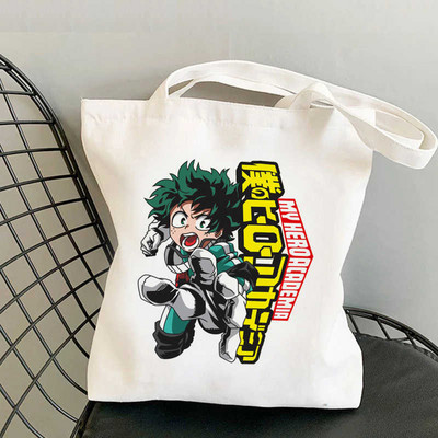 My Hero Academia Todoroki Dabi Bakugou Mha iepirkumu soma rokassoma pircējs otrreizējās pārstrādes soma soma sacola boodschappentas sac tissu