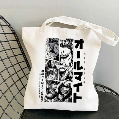 My Hero Academia Todoroki Dabi Bakugou Mha iepirkumu soma rokassoma pircējs otrreizējās pārstrādes soma soma sacola boodschappentas sac tissu