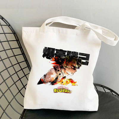 My Hero Academia Todoroki Dabi Bakugou Mha iepirkumu soma rokassoma pircējs otrreizējās pārstrādes soma soma sacola boodschappentas sac tissu