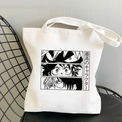 My Hero Academia Todoroki Dabi Bakugou Mha iepirkumu soma rokassoma pircējs otrreizējās pārstrādes soma soma sacola boodschappentas sac tissu