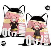 Anime SpyxFamily Anya Forger Sling Bag Kuprinė Lengvas pirkinių krepšys su dviem pečiais