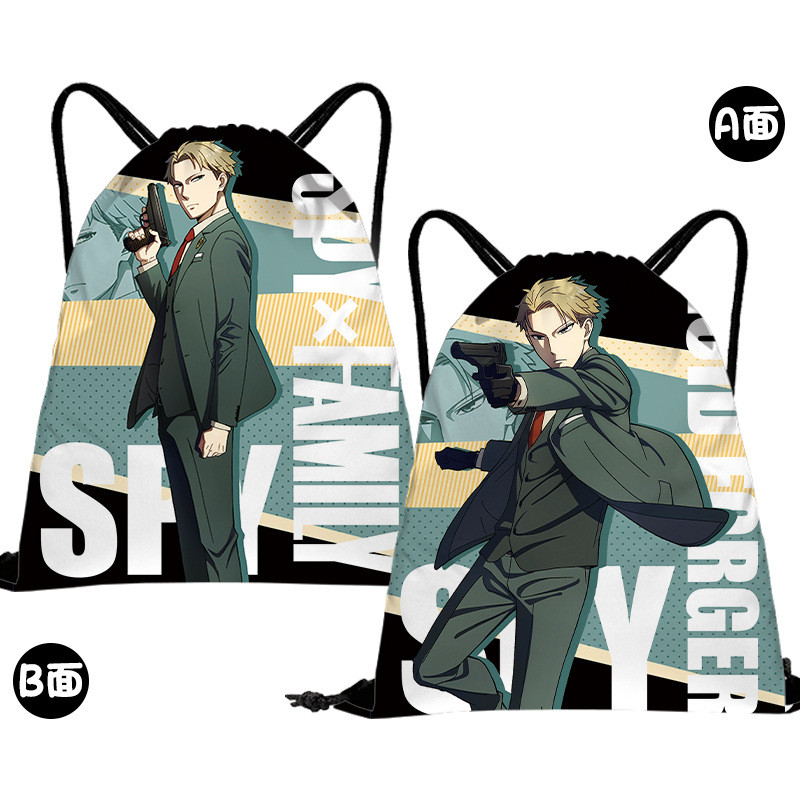 Anime SpyxFamily Anya Forger Sling Bag Kuprinė Lengvas pirkinių krepšys su dviem pečiais