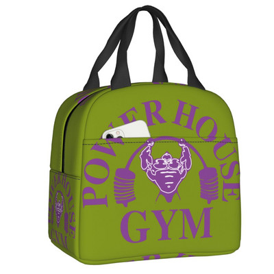 Powerhouse Gym μονωμένες τσάντες μεσημεριανού γεύματος για εργασία Σχολείο Bodybuilding Fitness Φορητό θερμικό ψυγείο Bento Box Γυναικεία Παιδιά
