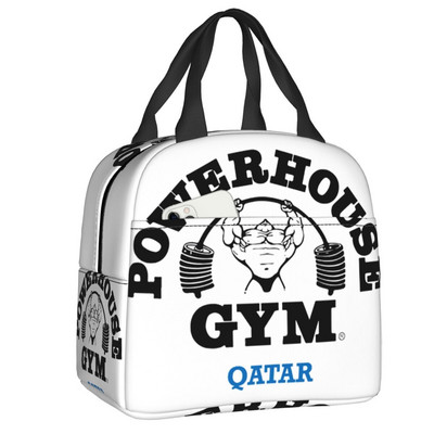 Powerhouse Gym μονωμένες τσάντες μεσημεριανού γεύματος για εργασία Σχολείο Bodybuilding Fitness Φορητό θερμικό ψυγείο Bento Box Γυναικεία Παιδιά