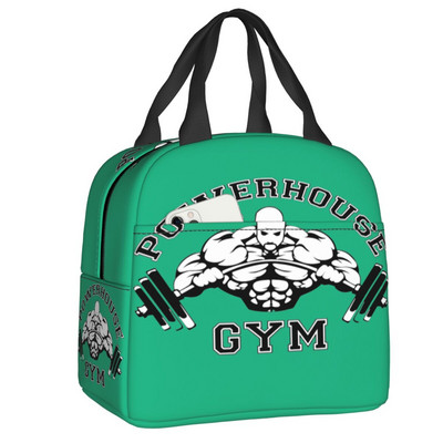 Powerhouse Gym μονωμένες τσάντες μεσημεριανού γεύματος για εργασία Σχολείο Bodybuilding Fitness Φορητό θερμικό ψυγείο Bento Box Γυναικεία Παιδιά