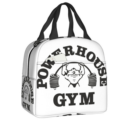 Powerhouse Gym μονωμένες τσάντες μεσημεριανού γεύματος για εργασία Σχολείο Bodybuilding Fitness Φορητό θερμικό ψυγείο Bento Box Γυναικεία Παιδιά