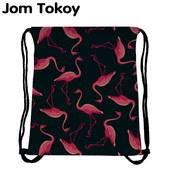 JomTokoy Nova modna torba za teretanu Ženska vodootporna ruksak s uzicom 3D ispis Putna mekana ženska torba Mochila s uzicom