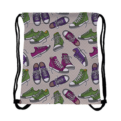 JomTokoy Nova modna torba za teretanu Ženska vodootporna ruksak s uzicom 3D ispis Putna mekana ženska torba Mochila s uzicom