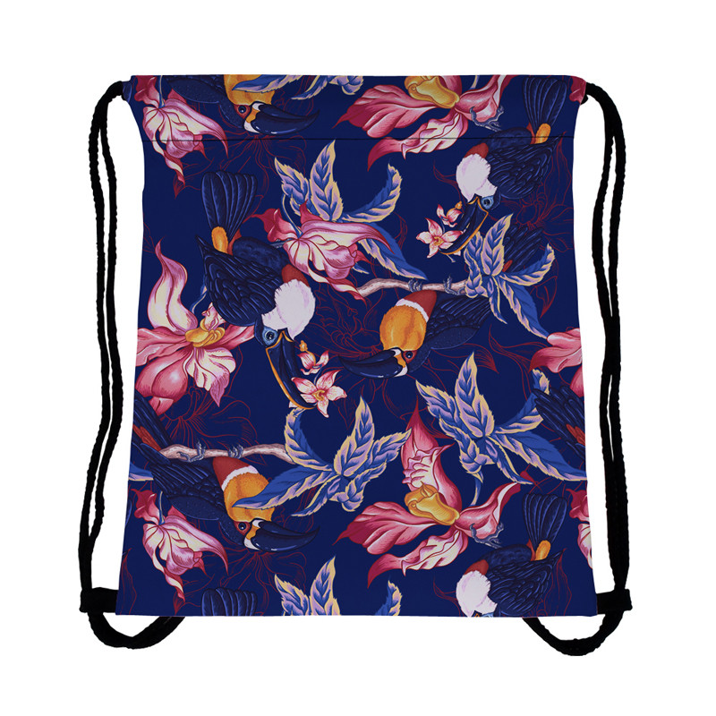 JomTokoy Nova modna torba za teretanu Ženska vodootporna ruksak s uzicom 3D ispis Putna mekana ženska torba Mochila s uzicom