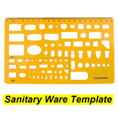 1 tk Lapikujuline joonlaud 360-kraadine ümmargune plastmaterjal DIY Käsitööriistad Õmblustarvikud Joonlaud neljavärviline valikuline