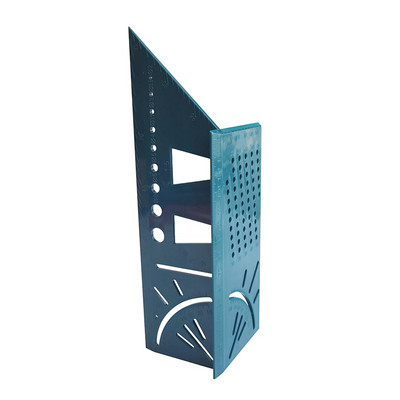 1 tk Puidutöötlemise 3D kaldnurk ruudu mõõtmise tööriist koos joonlaua tööriistadega Meetriline gabariidi mõõtemõõtur