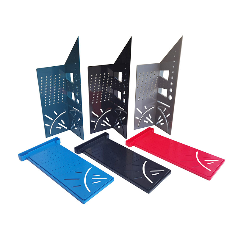 1 tk Puidutöötlemise 3D kaldnurk ruudu mõõtmise tööriist koos joonlaua tööriistadega Meetriline gabariidi mõõtemõõtur