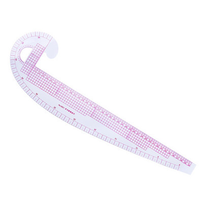 Multifunktsionaalne plastist prantsuse kõverõmblusjoon Mõõtme rätsepa joonlaud rõivaste valmistamine 360 kraadi painutusega joonlaud Tööriistad Armas joonlaud