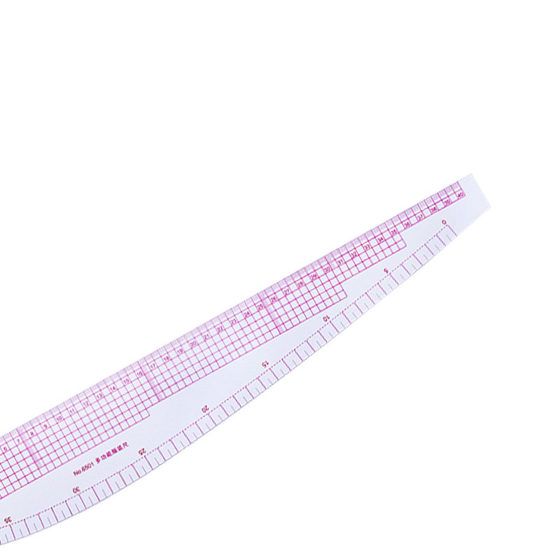 Multifunktsionaalne plastist prantsuse kõverõmblusjoon Mõõtme rätsepa joonlaud rõivaste valmistamine 360 kraadi painutusega joonlaud Tööriistad Armas joonlaud