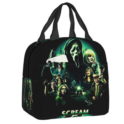 Individualizuotas „Ghostface Busters“ pietų krepšys, moteriškas termo aušintuvu izoliuotos priešpiečių dėžutės, skirtos vaikų mokykliniams krepšiams 2022 m. moteriškas pietų krepšys