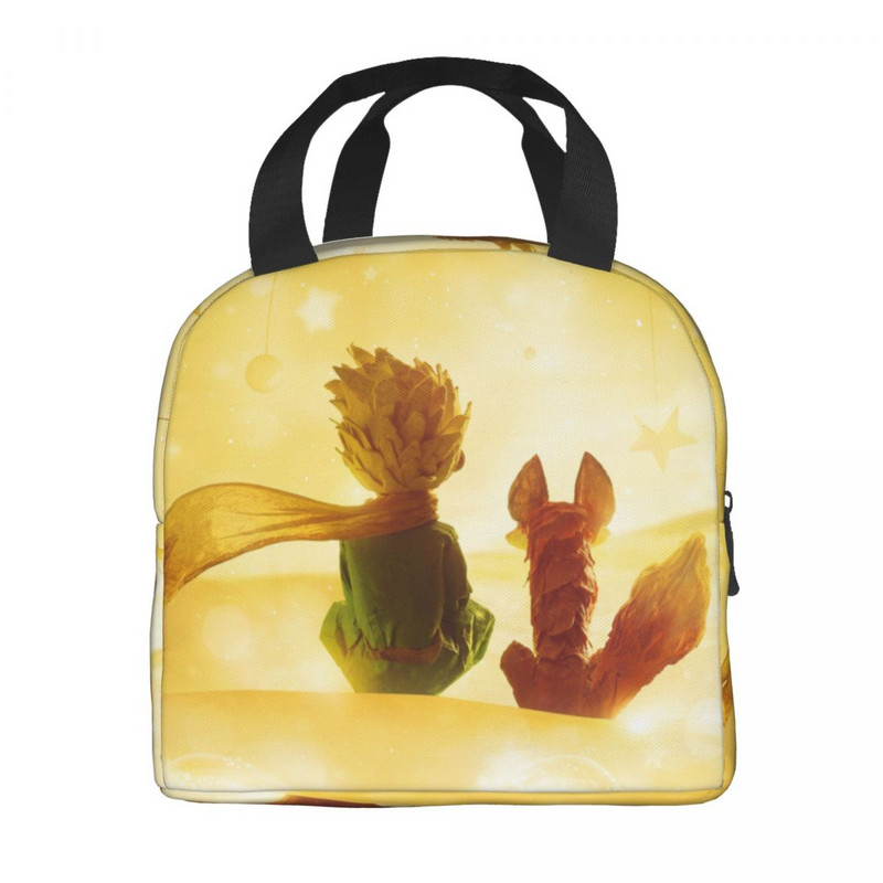 Mali princ Izolirane torbe za ručak za školu Ured Francuska fikcija Le Petit Prince Termalni hladnjak Bento Box Žene Djeca