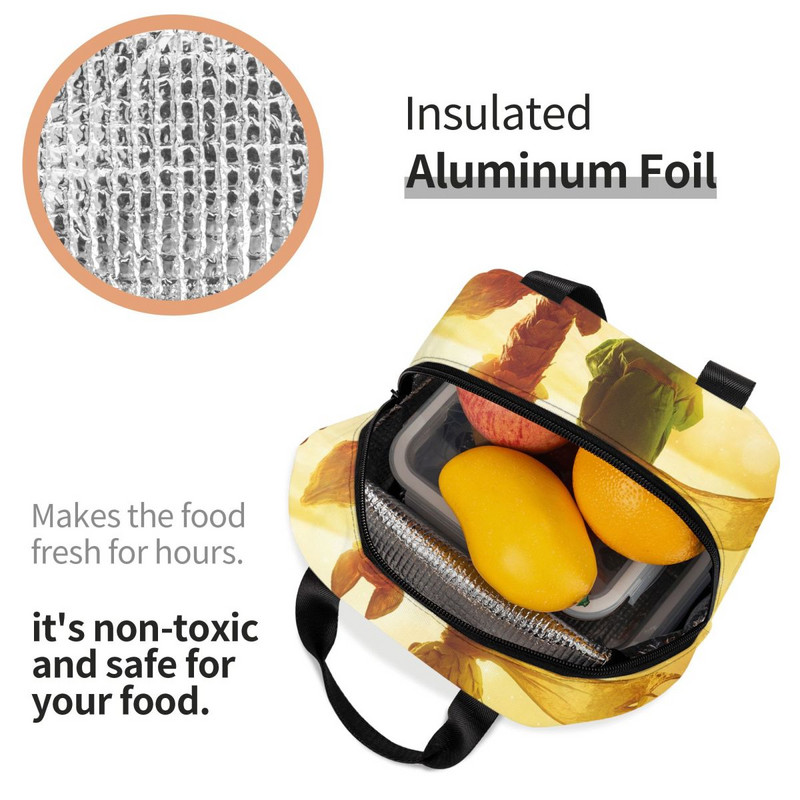 Mali princ Izolirane torbe za ručak za školu Ured Francuska fikcija Le Petit Prince Termalni hladnjak Bento Box Žene Djeca