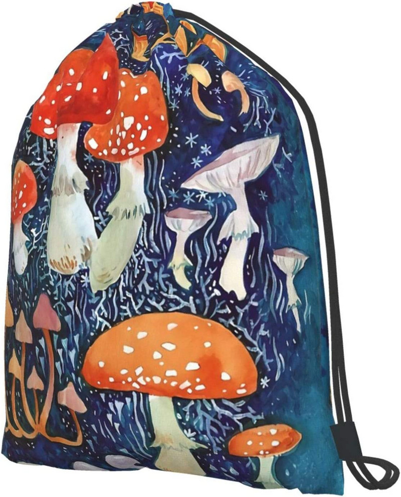 Ruksak s uzicom za gljive, vodootporna, podesiva, lagana torba s uzicom za teretanu, torba za sportski ples 16" X 14"