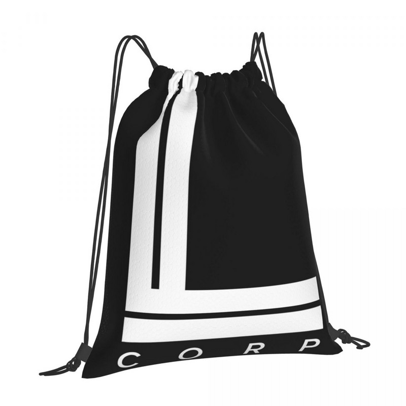 L Corp fehér húzózsinóros táskák hátizsákok hátizsákok vászontáskák hátizsák női húros hátizsák