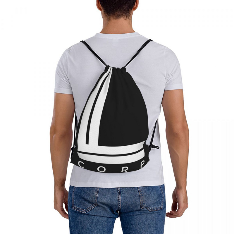 L Corp fehér húzózsinóros táskák hátizsákok hátizsákok vászontáskák hátizsák női húros hátizsák