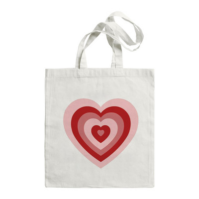 Liela soma pirkumu soma Purpursarkana sirds Japan Vintage Sweet Anime Print Y2k kanvas soma Ikdienas lielas ietilpības sieviešu plecu soma