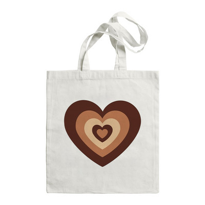 Liela soma pirkumu soma Purpursarkana sirds Japan Vintage Sweet Anime Print Y2k kanvas soma Ikdienas lielas ietilpības sieviešu plecu soma