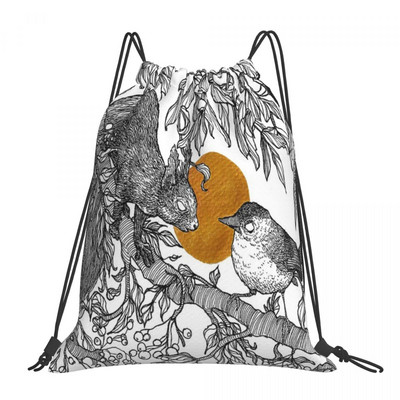Šumski prijatelji - Vjeverica i konopac Torbe Ruksaci Torba Torba za muškarce Torbe za žene Ruksak Torba za pohranu