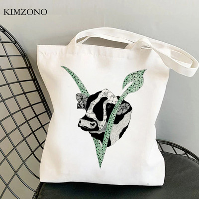 Veganska torba za kupovinu torba eko bolsas de tela shopper torba za višekratnu upotrebu tote tote string bolsas reutilizables tkani grab