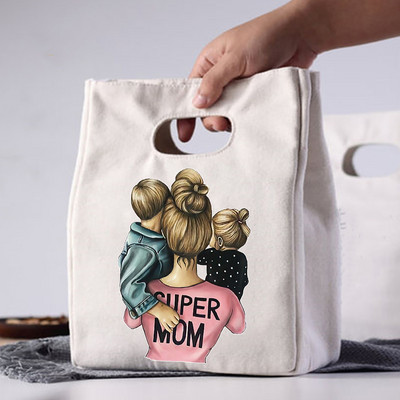 Ekologinis drobės izoliacinis priešpiečių krepšys Nešiojami pietų krepšiai priešpiečių izoliacija studentams, vaikams, nešiojantiems izoliuotus maišelius Sandėliavimo įvairios prekės Krepšiai